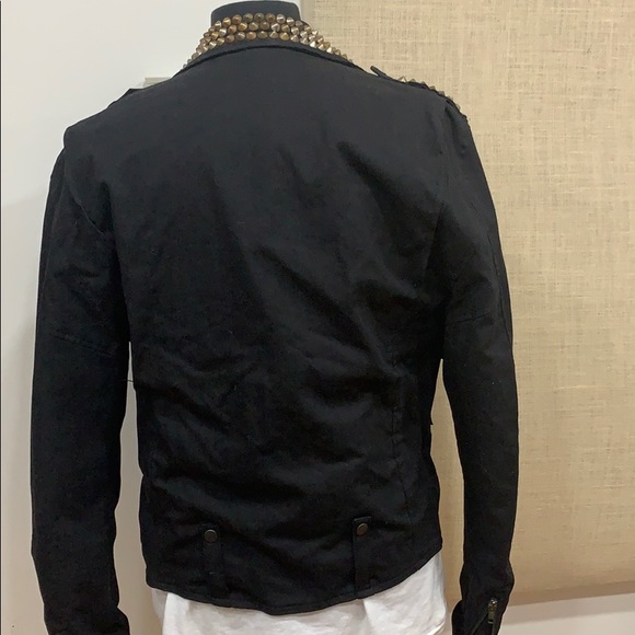Ultra RARE BESS NYC studded Moto jacket - Picture 4 of 8